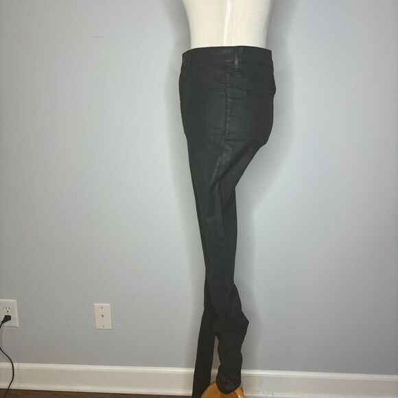 ASOS- Black Pleather Pants - Picture 2 of 4